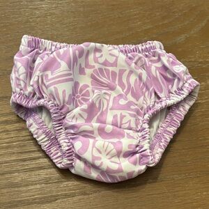 George Lavender Patterned Diaper Cover